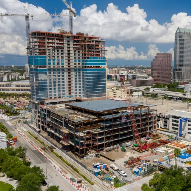 SPP Celebrates First Building Topping Out within Water Street Tampa with JW Marriott by NBWW