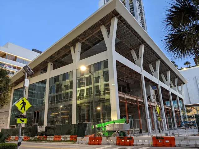 Photos: Construction Progress At Miami Worldcenter’s Jewelry Box, Which Will Be Occupied By Bowlero – The Next Miami