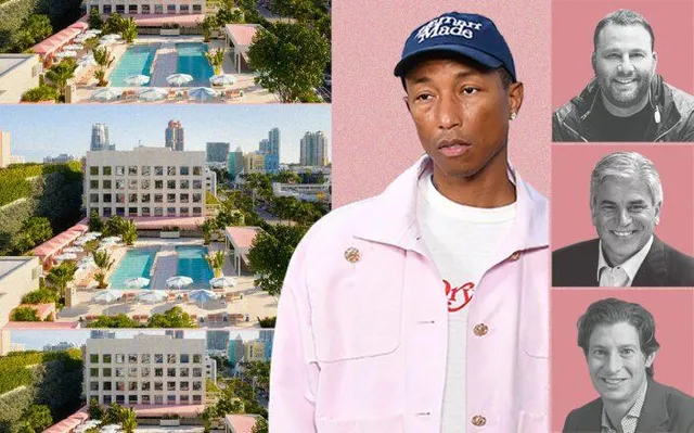 Pharrell, David Grutman Open Goodtime Miami Beach Hotel