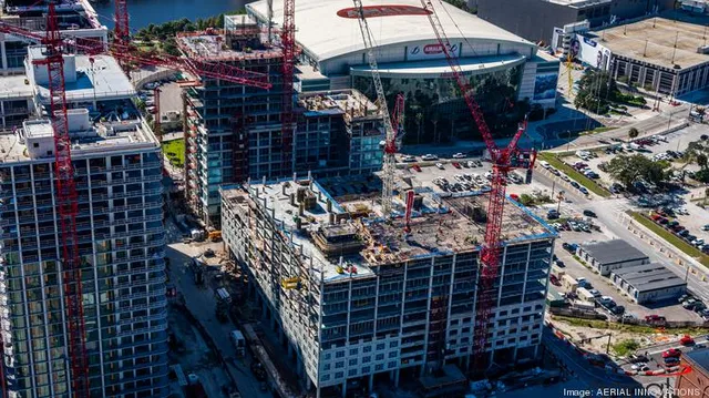 Edition Tampa, hotel-condo in Water Street Tampa, tops out – Tampa Bay Business Journal