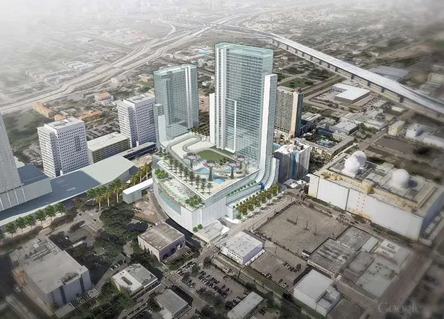 Marriott Marquis Miami Worldcenter, Designed by NBWW, Now Finalizing Loan For 2020 Groundbreaking