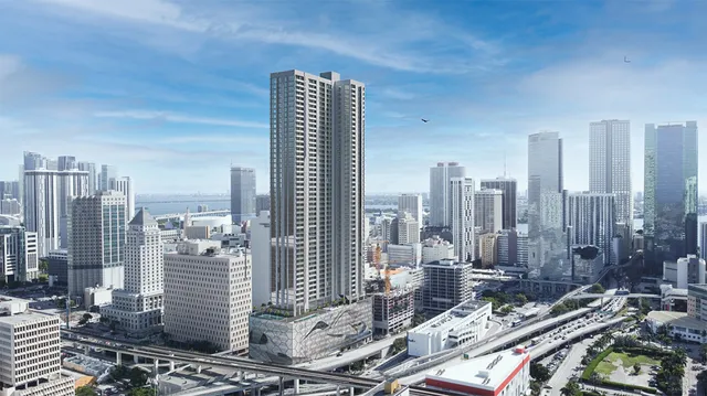 Plans Filed for Nichols Designed 57-Story M Tower In Downtown Miami – FYIMBY