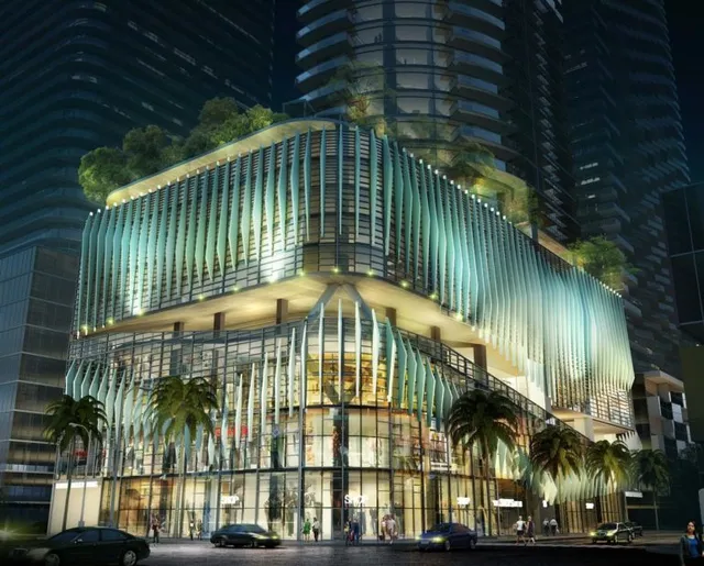 Tower To Replace Burger King Across From Brickell City Centre Resubmitted To FAA At 960 Feet